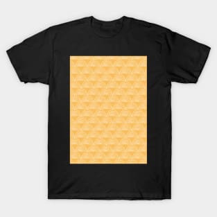 Semicircles - Yellow & White T-Shirt